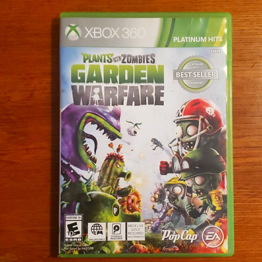 XBox 360 Plants vs Zombies Garden Warfare